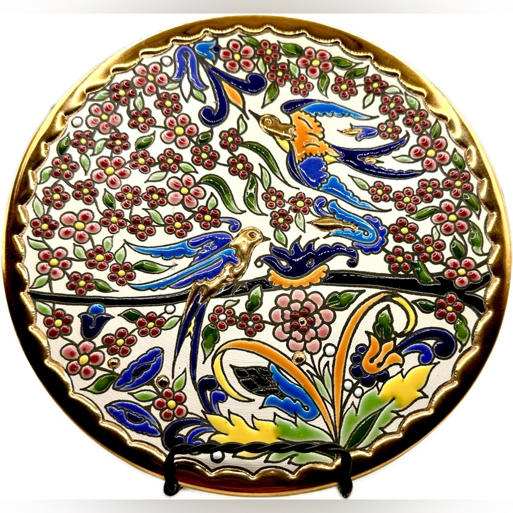 Handmade Spain with Enamel & 24 Kt Gold, Multicolored Picture